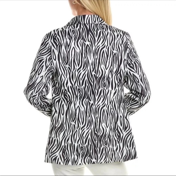 Area Star Zebra Blazer Size Medium NWT - Picture 2 of 5